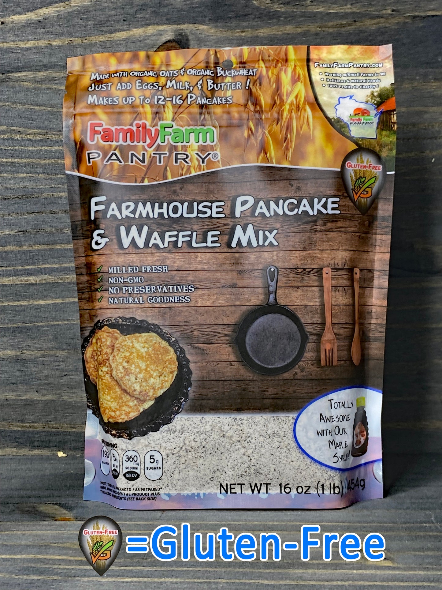 Gluten-Free FarmHouse Pancake/Waffle Mix