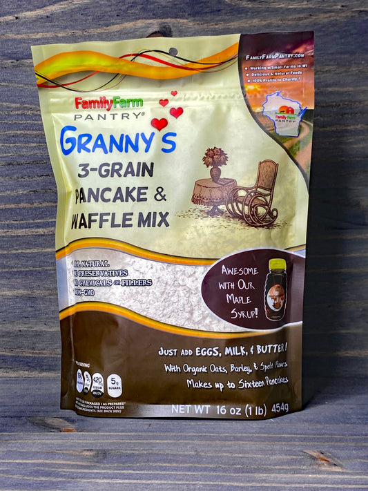 Grannys Pancake & Waffle Mix (16 oz Bag)
