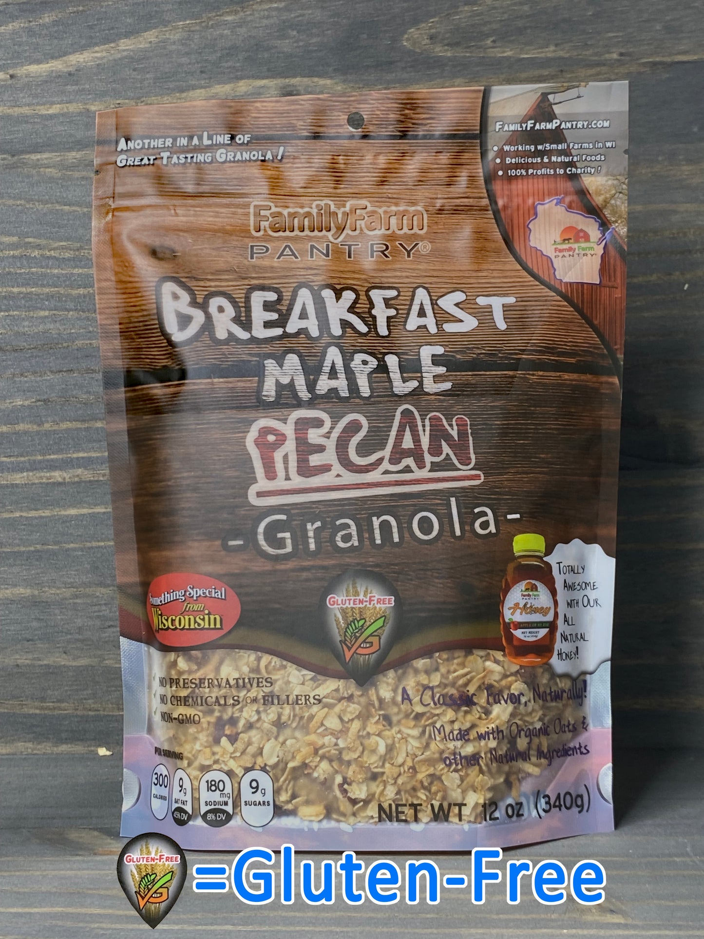 Gluten-Free Breakfast Maple Pecan Granola