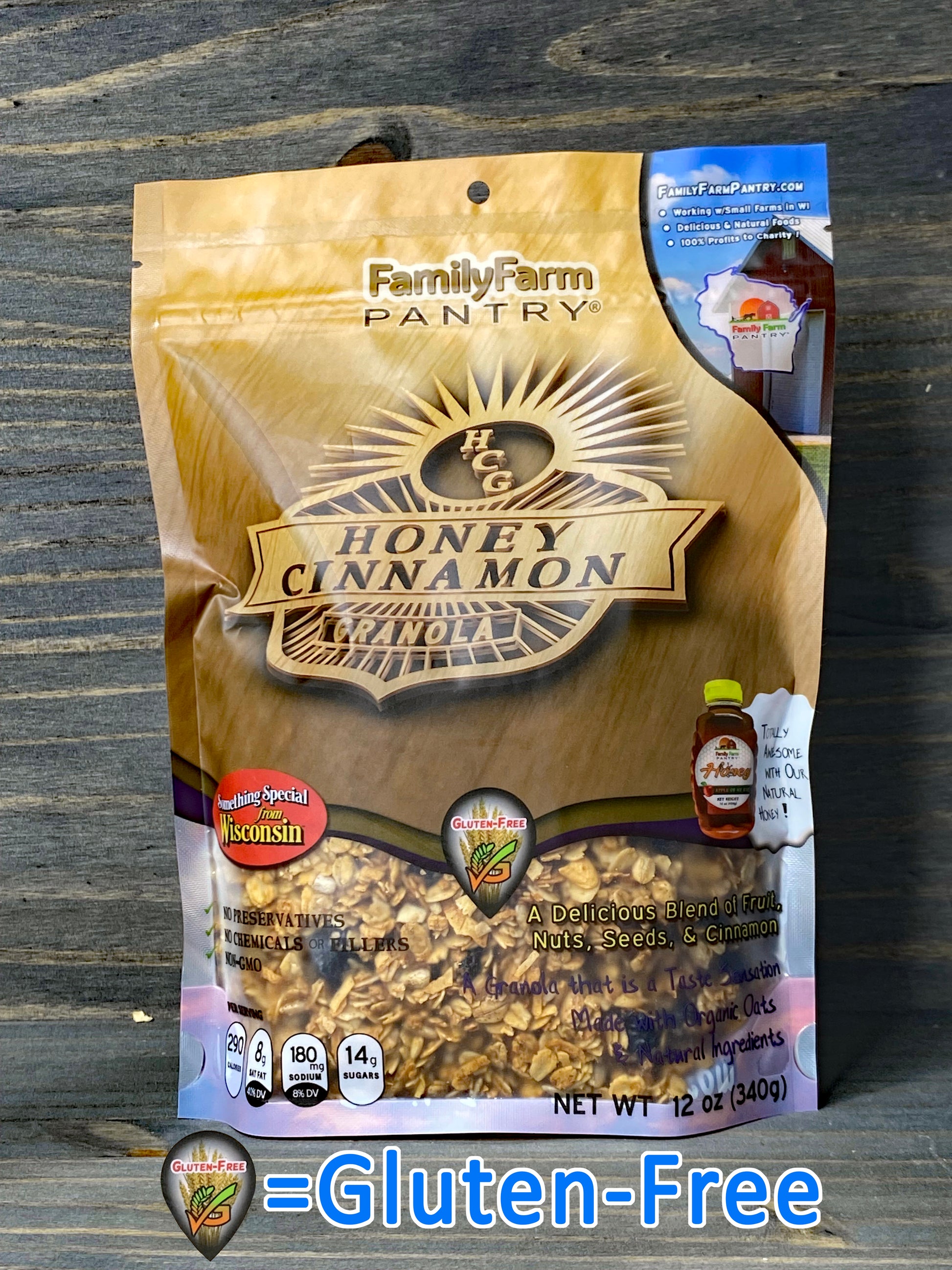 Gluten-Free Honey Cinnamon Granola