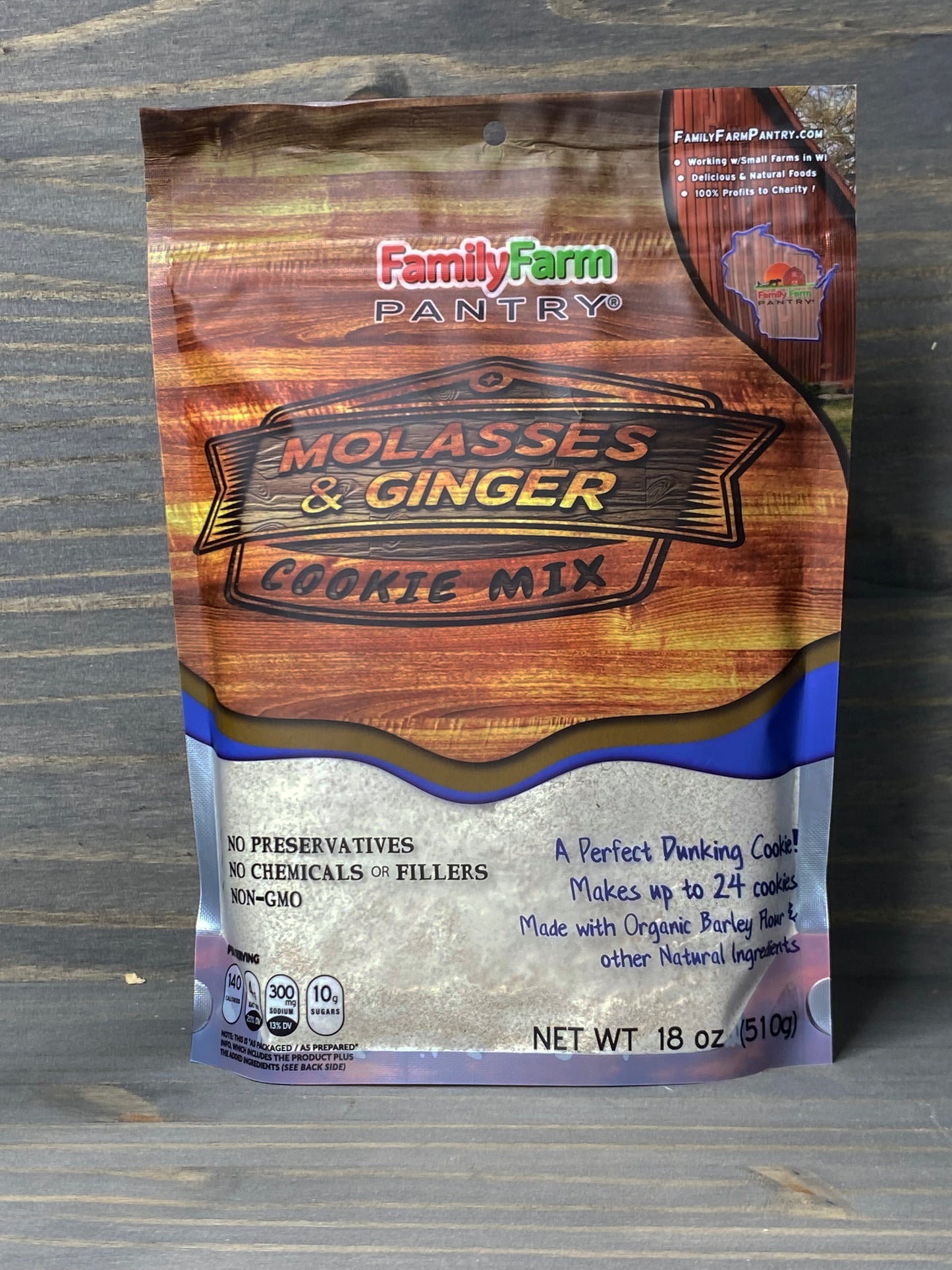Molasses/Ginger Cookie Mix (18 oz Bag)